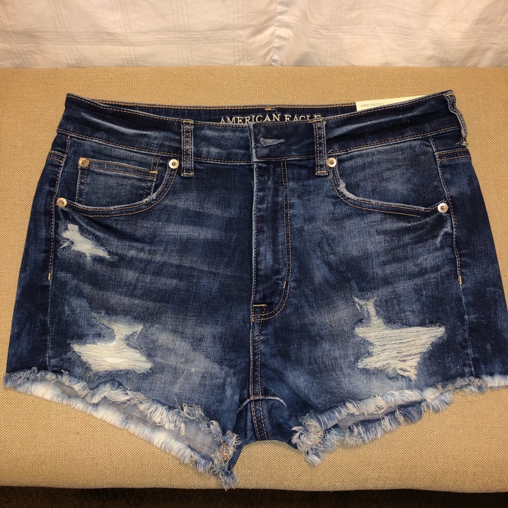 American Eagle Slightly Distressed Jean Shorts